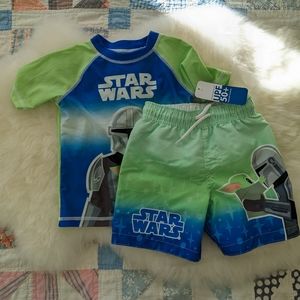NWT Toddler star wars swimsuit! 3T